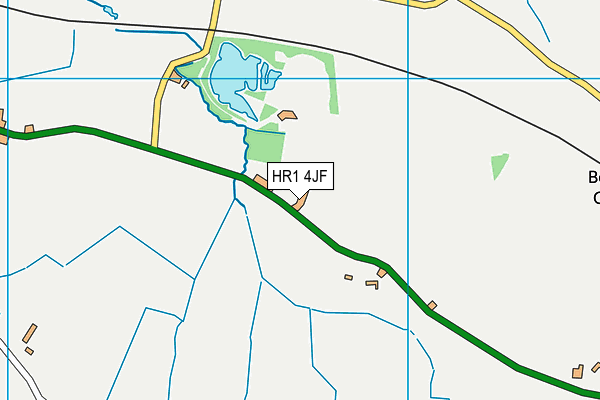 HR1 4JF map - OS VectorMap District (Ordnance Survey)