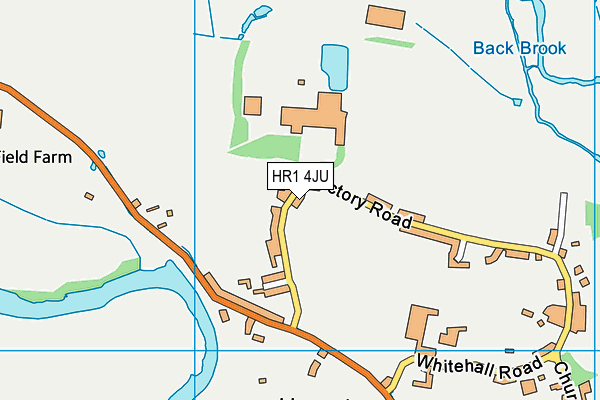 HR1 4JU map - OS VectorMap District (Ordnance Survey)