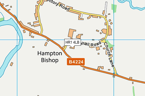 HR1 4LB map - OS VectorMap District (Ordnance Survey)