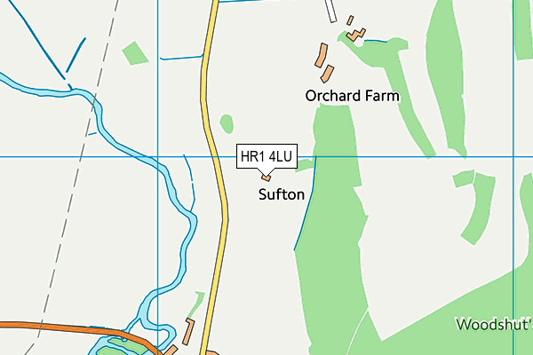 HR1 4LU map - OS VectorMap District (Ordnance Survey)