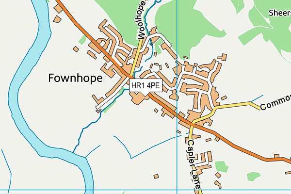 Wye Leisure map (HR1 4PE) - OS VectorMap District (Ordnance Survey)