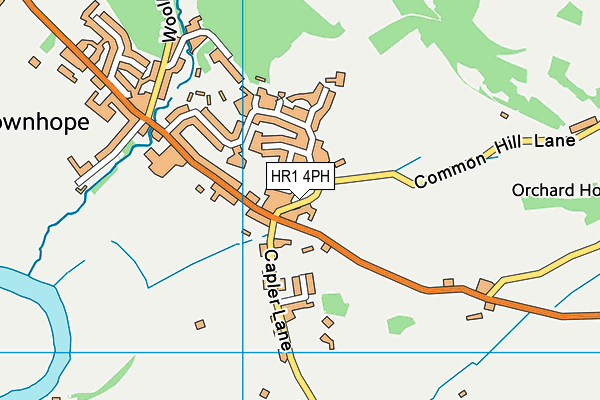 HR1 4PH map - OS VectorMap District (Ordnance Survey)