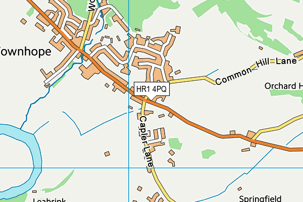 HR1 4PQ map - OS VectorMap District (Ordnance Survey)