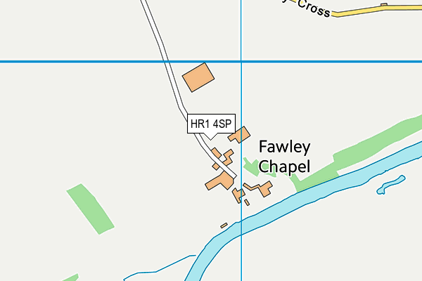 HR1 4SP map - OS VectorMap District (Ordnance Survey)