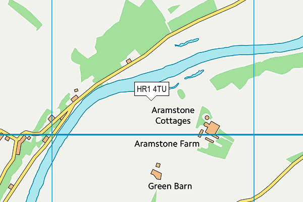 HR1 4TU map - OS VectorMap District (Ordnance Survey)