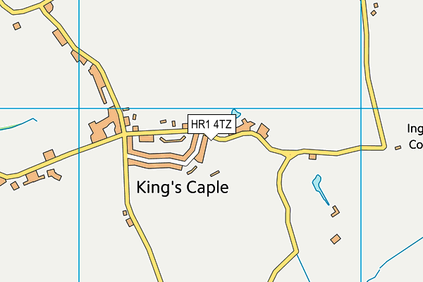 King's Caple Primary Academy map (HR1 4TZ) - OS VectorMap District (Ordnance Survey)