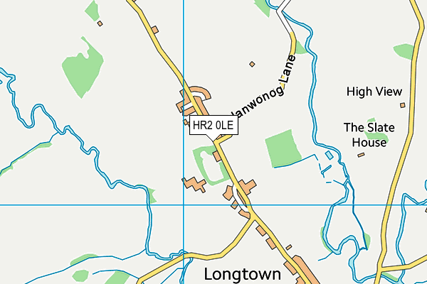 HR2 0LE map - OS VectorMap District (Ordnance Survey)