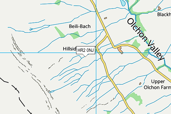 HR2 0NJ map - OS VectorMap District (Ordnance Survey)