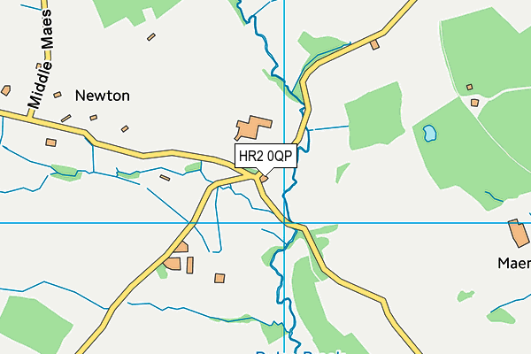 HR2 0QP map - OS VectorMap District (Ordnance Survey)