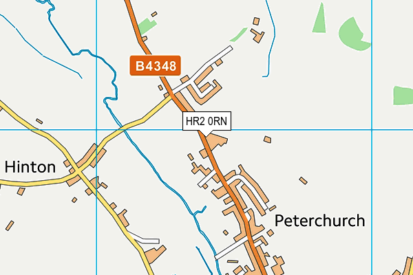 HR2 0RN map - OS VectorMap District (Ordnance Survey)