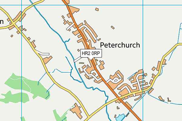 Peterchurch Primary School map (HR2 0RP) - OS VectorMap District (Ordnance Survey)