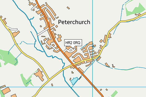 HR2 0RQ map - OS VectorMap District (Ordnance Survey)