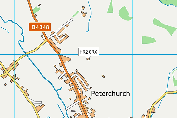 HR2 0RX map - OS VectorMap District (Ordnance Survey)