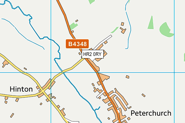 HR2 0RY map - OS VectorMap District (Ordnance Survey)