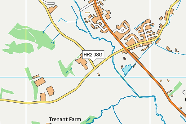 HR2 0SG map - OS VectorMap District (Ordnance Survey)