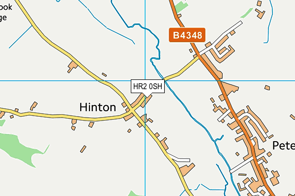 HR2 0SH map - OS VectorMap District (Ordnance Survey)