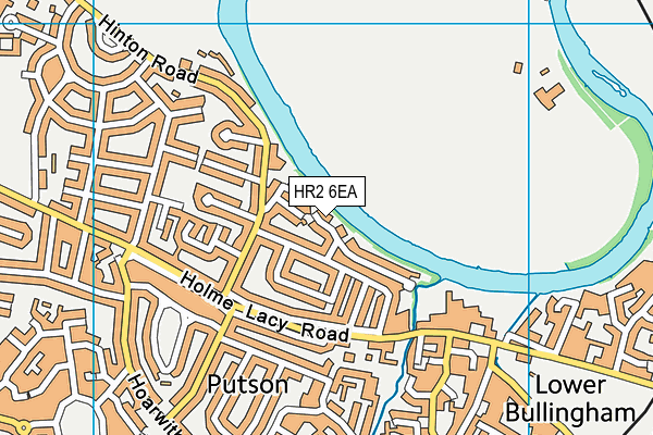 HR2 6EA map - OS VectorMap District (Ordnance Survey)