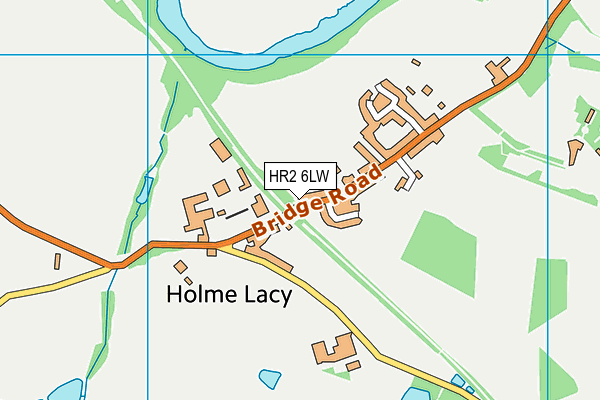 Holme Lacy Primary School (Closed) map (HR2 6LW) - OS VectorMap District (Ordnance Survey)