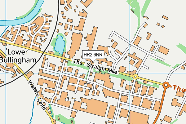 HR2 6NR map - OS VectorMap District (Ordnance Survey)