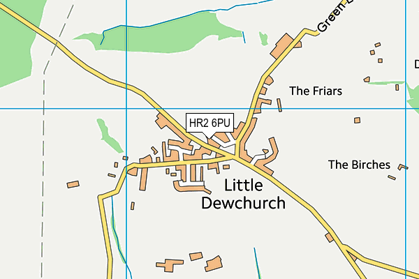 HR2 6PU map - OS VectorMap District (Ordnance Survey)