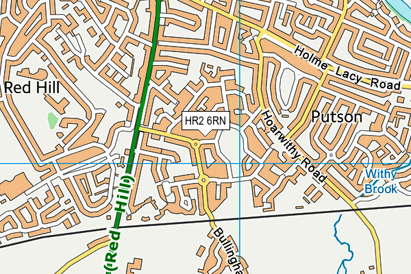 HR2 6RN map - OS VectorMap District (Ordnance Survey)