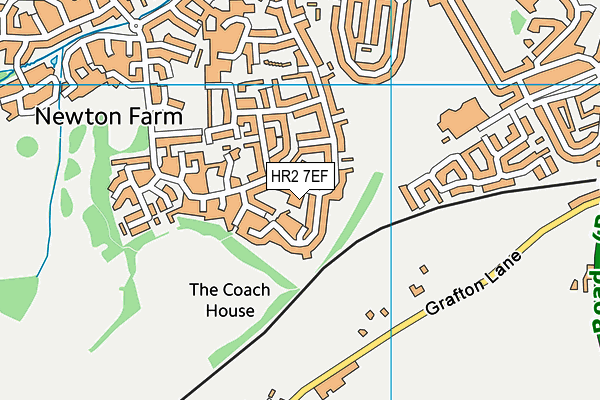 HR2 7EF map - OS VectorMap District (Ordnance Survey)