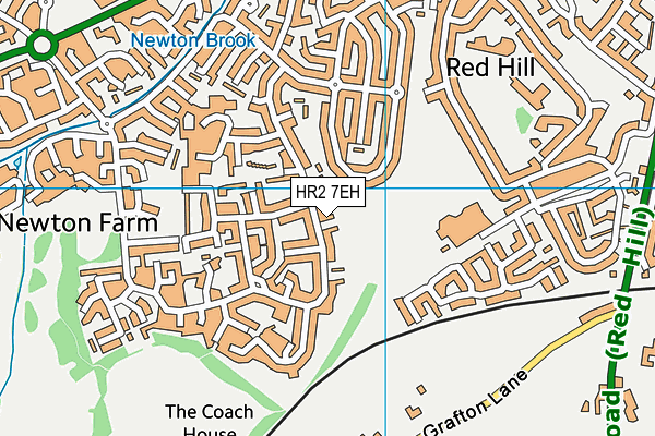 HR2 7EH map - OS VectorMap District (Ordnance Survey)