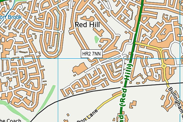 HR2 7NN map - OS VectorMap District (Ordnance Survey)