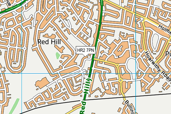 HR2 7PN map - OS VectorMap District (Ordnance Survey)