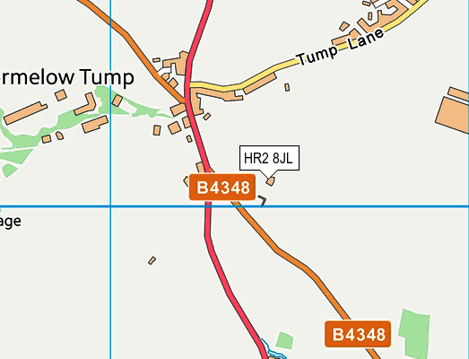 HR2 8JL map - OS VectorMap District (Ordnance Survey)