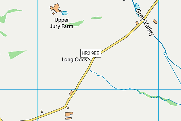 HR2 9EE map - OS VectorMap District (Ordnance Survey)