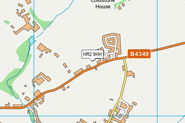 HR2 9HH map - OS VectorMap District (Ordnance Survey)