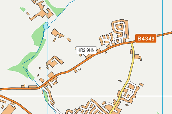 HR2 9HN map - OS VectorMap District (Ordnance Survey)