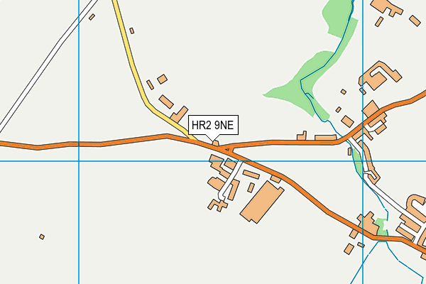 HR2 9NE map - OS VectorMap District (Ordnance Survey)