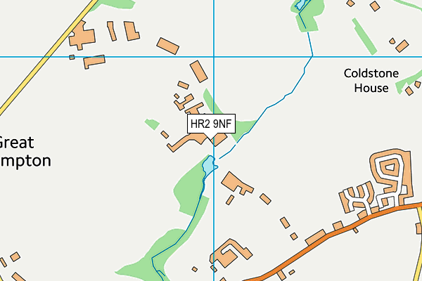 HR2 9NF map - OS VectorMap District (Ordnance Survey)