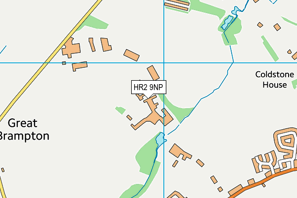 The Gym map (HR2 9NP) - OS VectorMap District (Ordnance Survey)