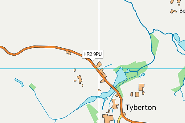 HR2 9PU map - OS VectorMap District (Ordnance Survey)