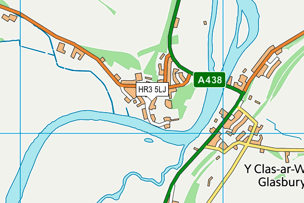 HR3 5LJ map - OS VectorMap District (Ordnance Survey)