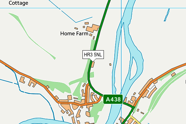 HR3 5NL map - OS VectorMap District (Ordnance Survey)