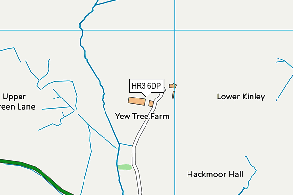 HR3 6DP map - OS VectorMap District (Ordnance Survey)