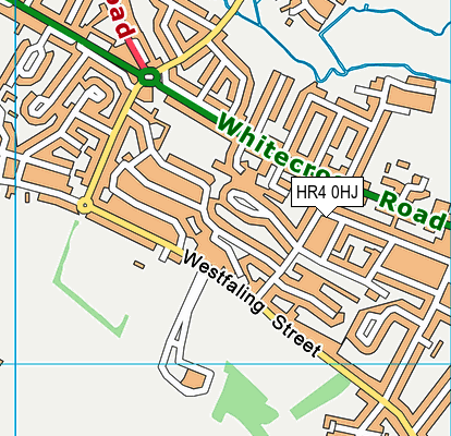 HR4 0HJ map - OS VectorMap District (Ordnance Survey)
