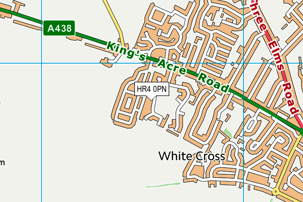 HR4 0PN map - OS VectorMap District (Ordnance Survey)