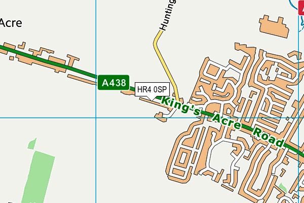 HR4 0SP map - OS VectorMap District (Ordnance Survey)