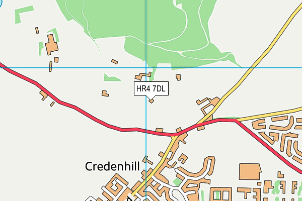 HR4 7DL map - OS VectorMap District (Ordnance Survey)