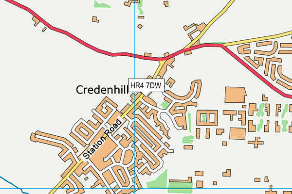 Roman Park - Credenhill map (HR4 7DW) - OS VectorMap District (Ordnance Survey)