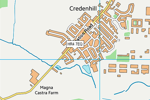 HR4 7EQ map - OS VectorMap District (Ordnance Survey)