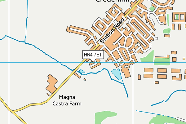 HR4 7ET map - OS VectorMap District (Ordnance Survey)