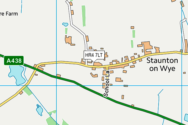 Staunton-on-wye Endowed Primary School map (HR4 7LT) - OS VectorMap District (Ordnance Survey)