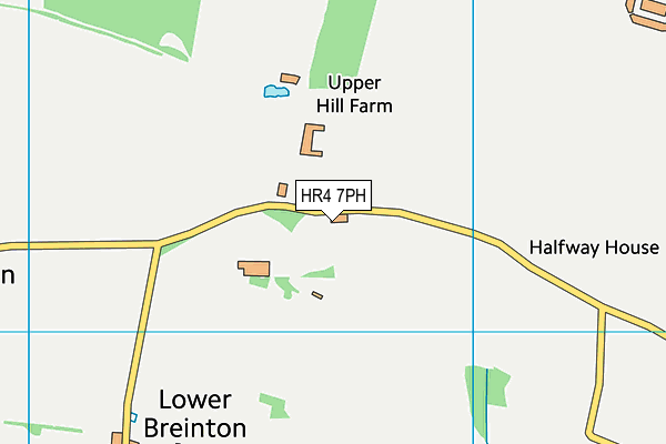 HR4 7PH map - OS VectorMap District (Ordnance Survey)