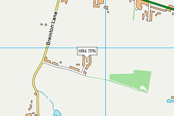 HR4 7PN map - OS VectorMap District (Ordnance Survey)